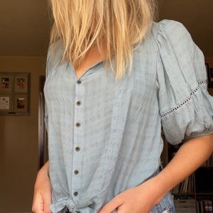 Tie Front Top